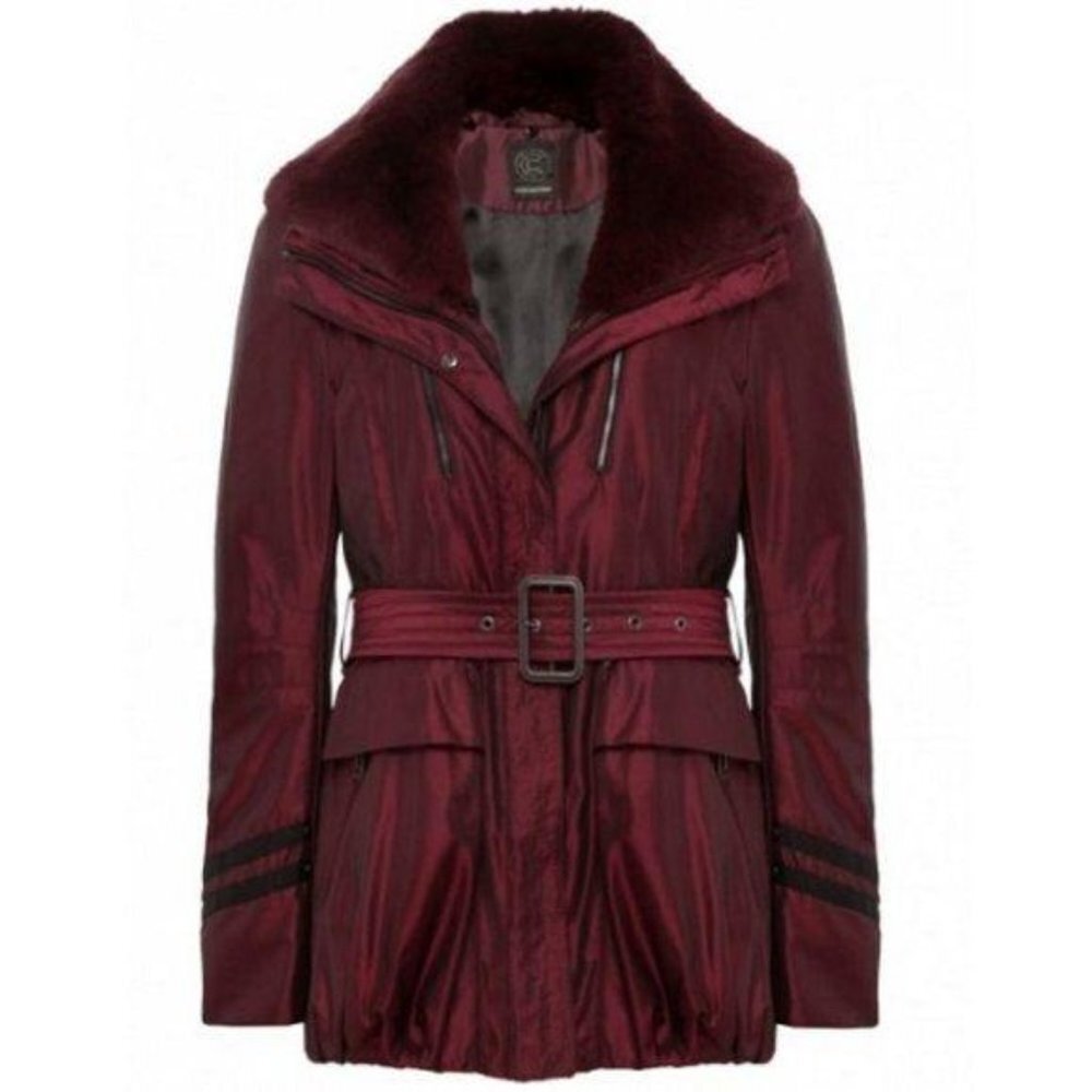 Creenstone Metallic Removable Rabbit Fur Jacket - Picture 1 of 10